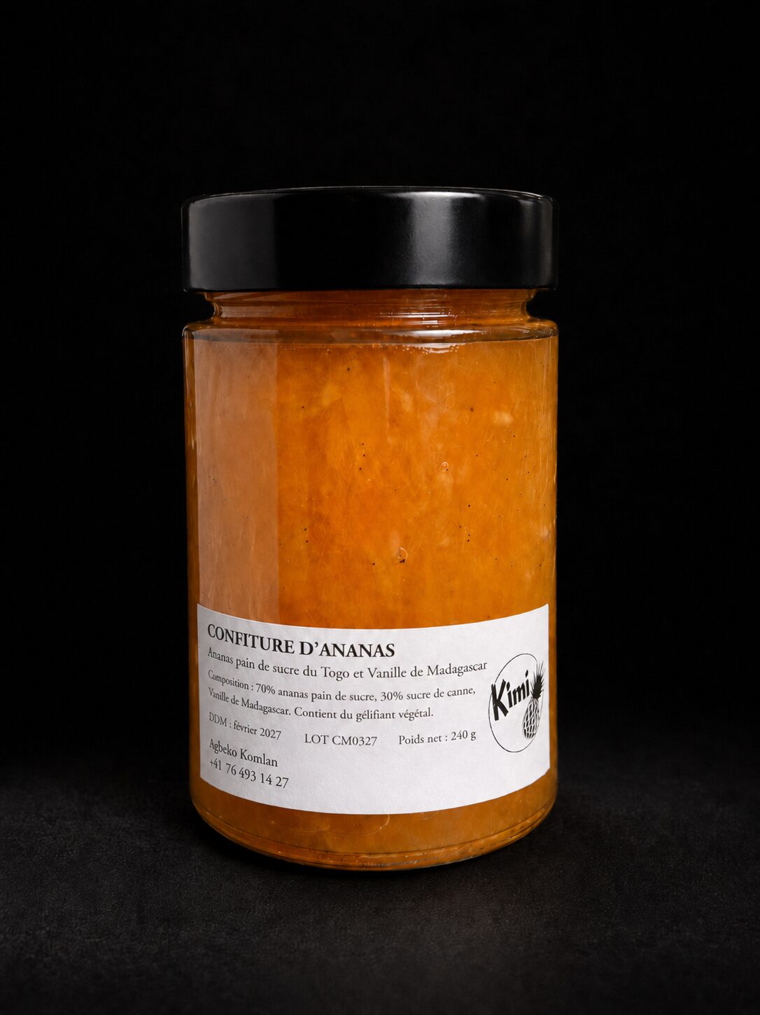 Confiture d'ananas