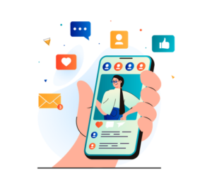 reseau social post kimi partage concours